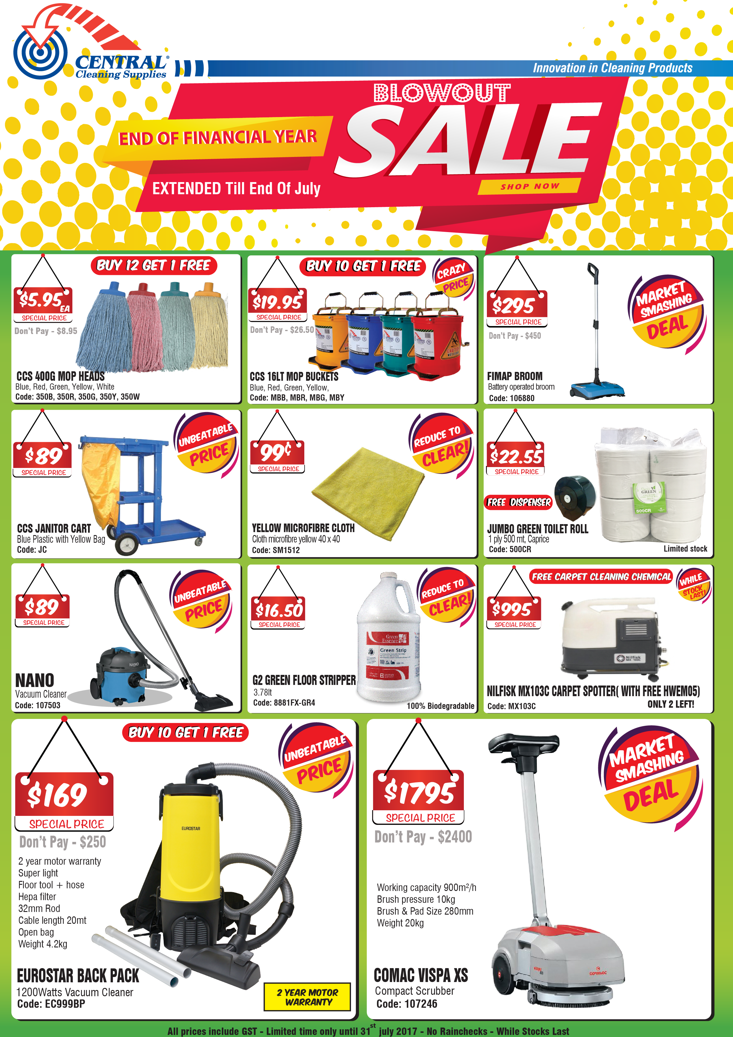 Central Cleaning Supplies Central Cleaning Supplies